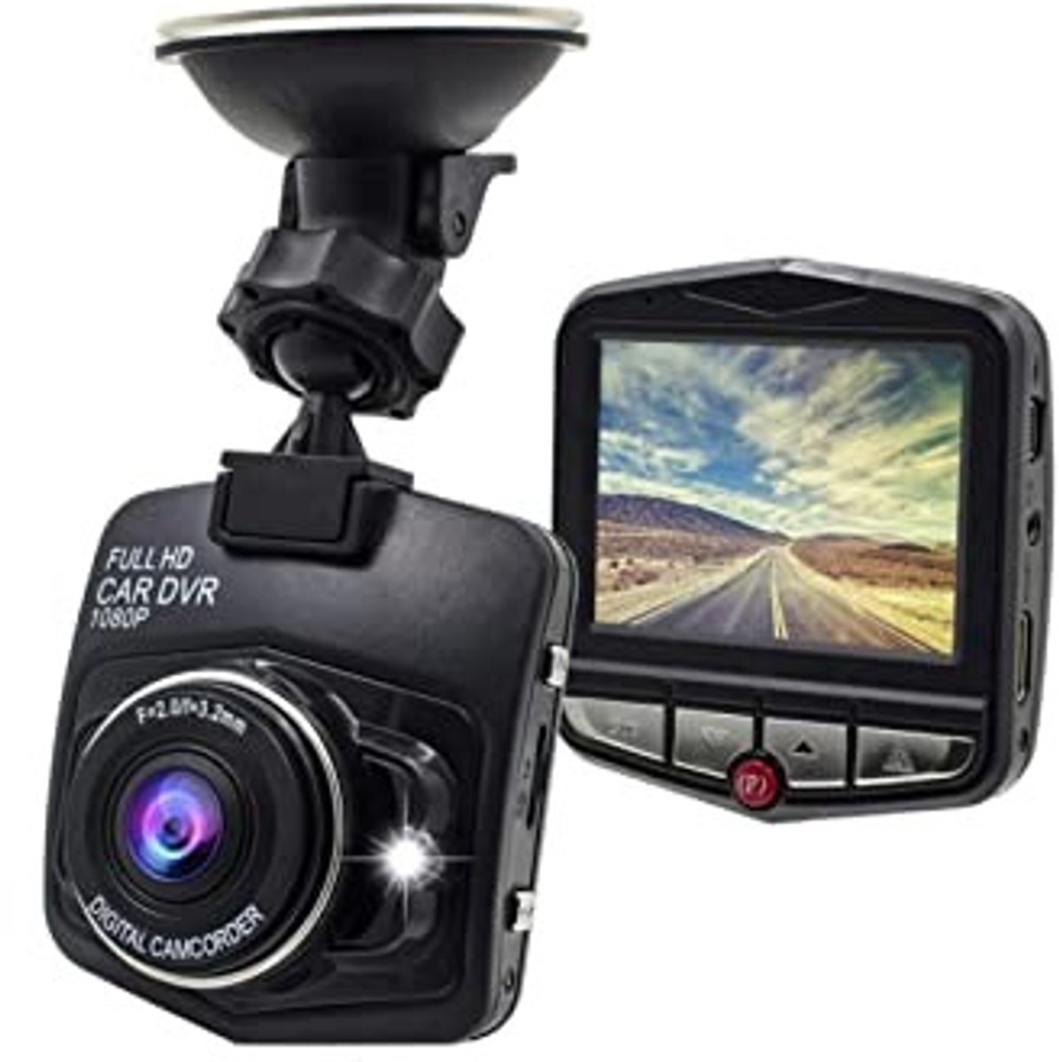 Allecto - Dash Cam 1080P Full HD - 170° Auto Camera met Nachtzicht en Loopopname