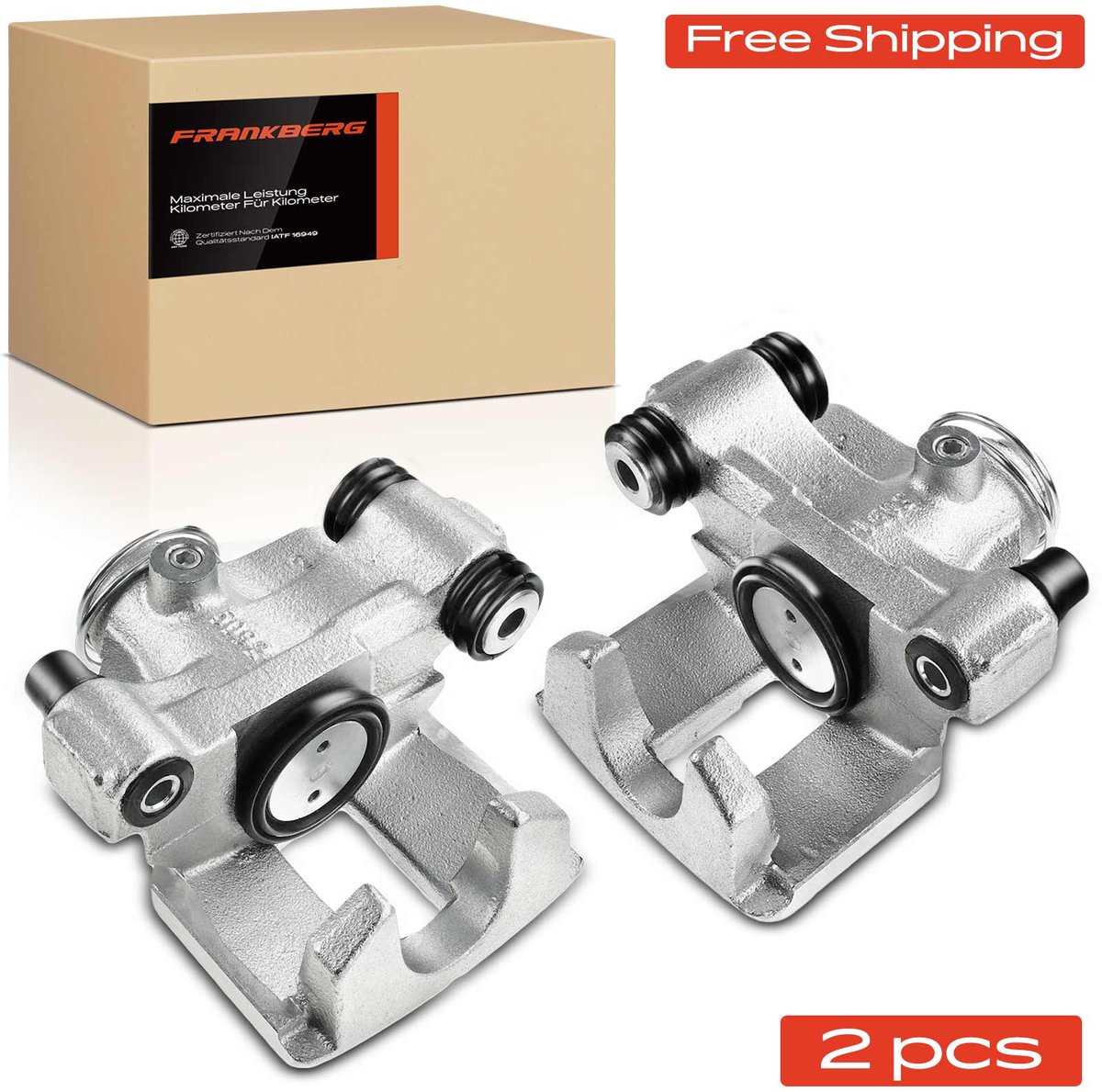 Frankberg 2x Remklauw Achter voor Renault Safrane I Safrane II B54