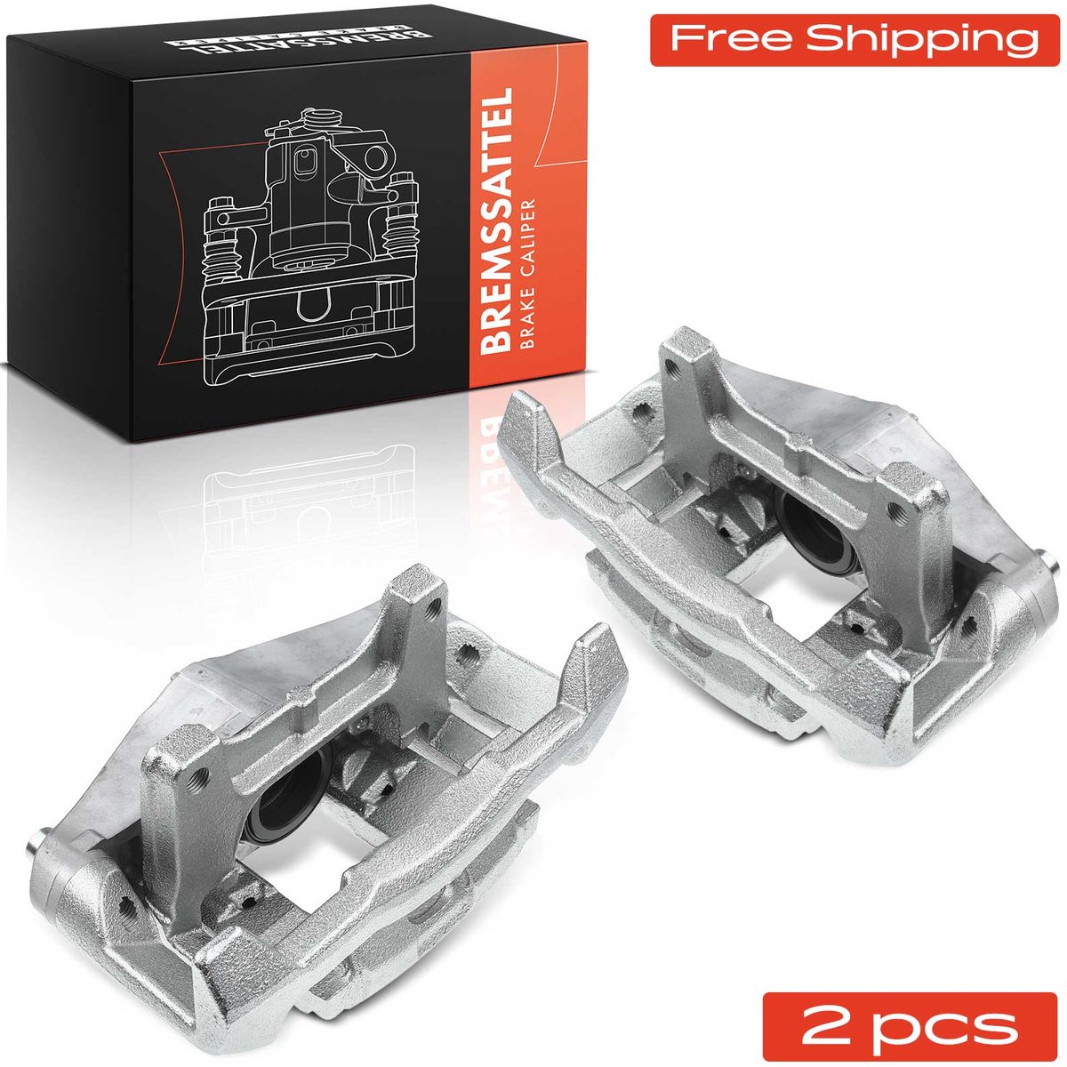 Frankberg 2x Remklauw Voor voor VW Golf VI Audi A3 8P1 TT 8J3 8J9