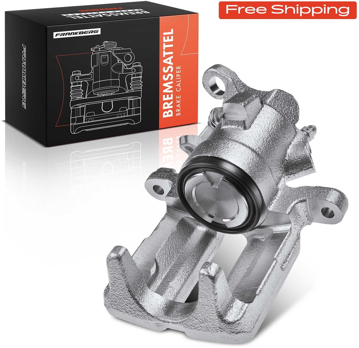 Frankberg 1x remklauw achteras links voor Audi 100