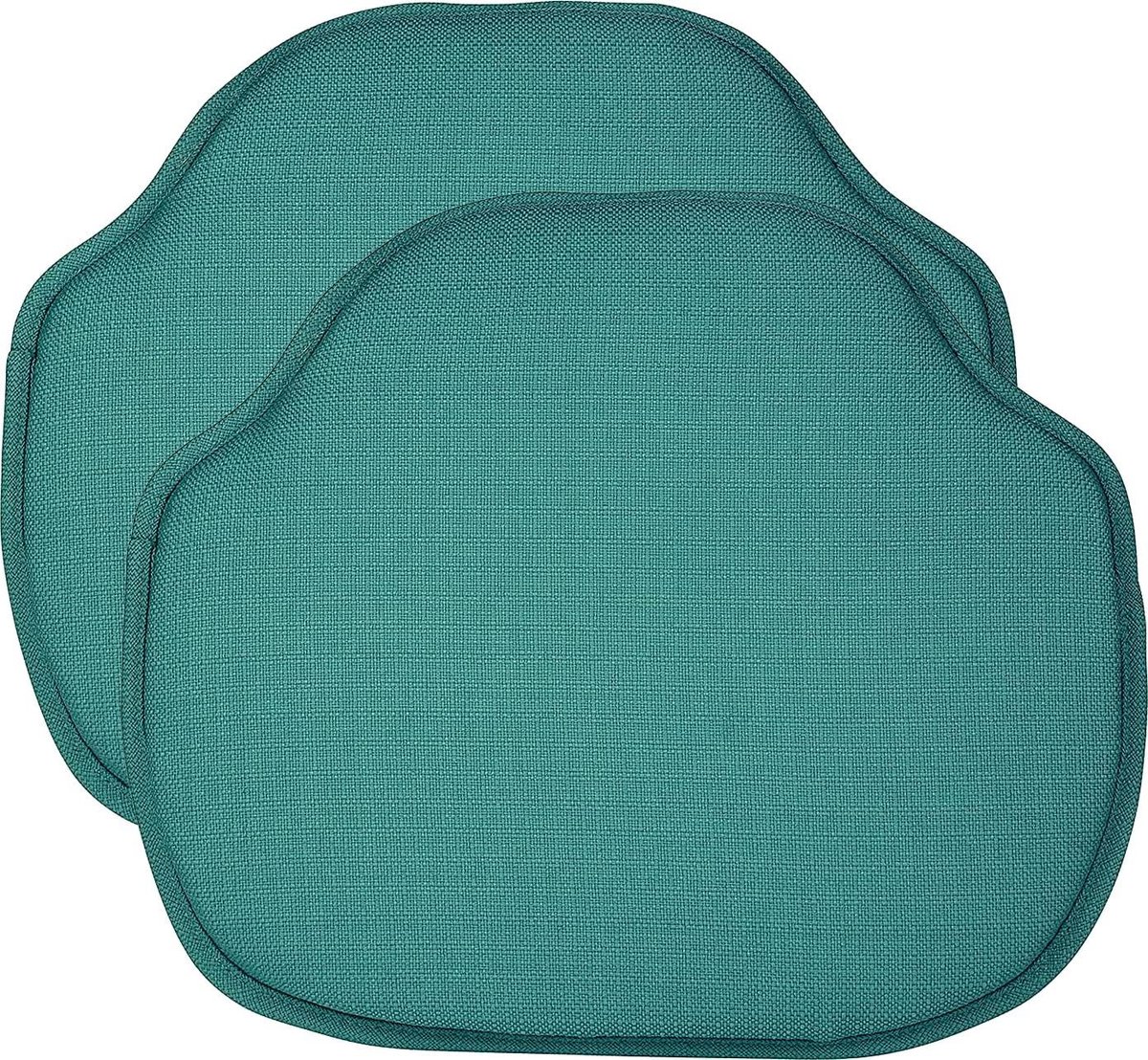 Stoelkussens - Zitkussens Antislip - Comfortabel Zitten - Antislip Grijper Bodem - 40 x 30 cm - Groenblauw