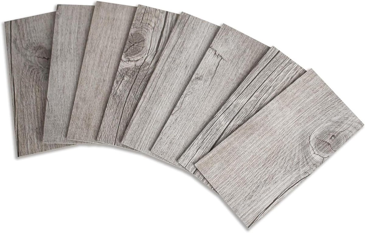 Wandtegels - Backsplash Tegels - Keuken en Badkamer - Echte Tegel Ontwerp - 3 x 6 Inch - Grijs Rustiek