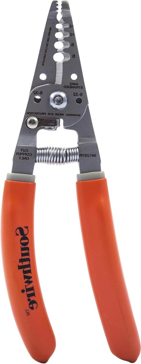 Draadstripper Cutter - Multitool Stripper - Klussen Elektrische Bedrading - Roestvrijstalen Bladen - 4-10 AWG - Zwart