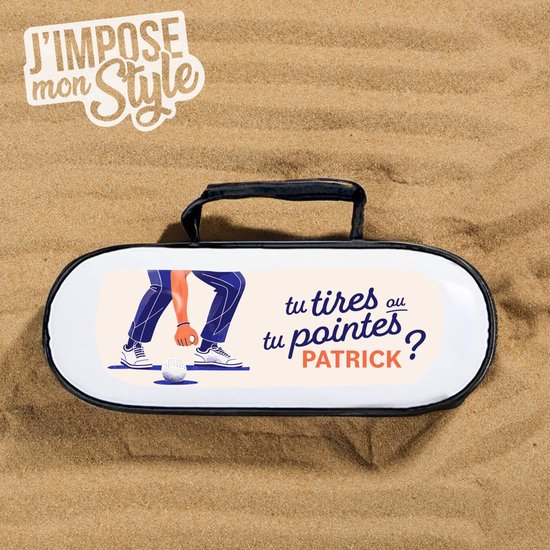 Gepersonaliseerde Petanque Tas - Boule Tas Naam - Sport Opslag - Met Naam Personaliseerbaar - 23cm x 9cm - Blauw — afbeelding 2