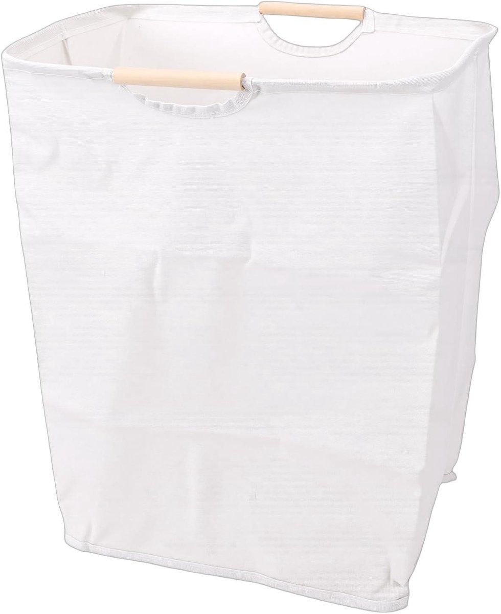 Wasmand Opvouwbaar Kledingmand Stoffen Kleding Opbergen Scheurbestendig Oxford 27x40x56cm Beige