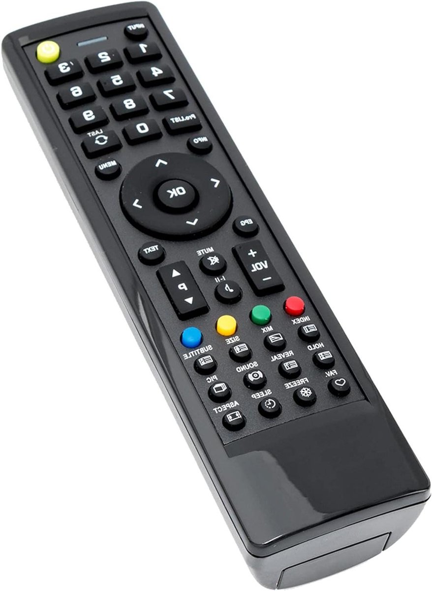 Afstandsbediening - Universele afstandsbediening - TV Bediening - Ergonomisch ontwerp - 195 cm - Zwart