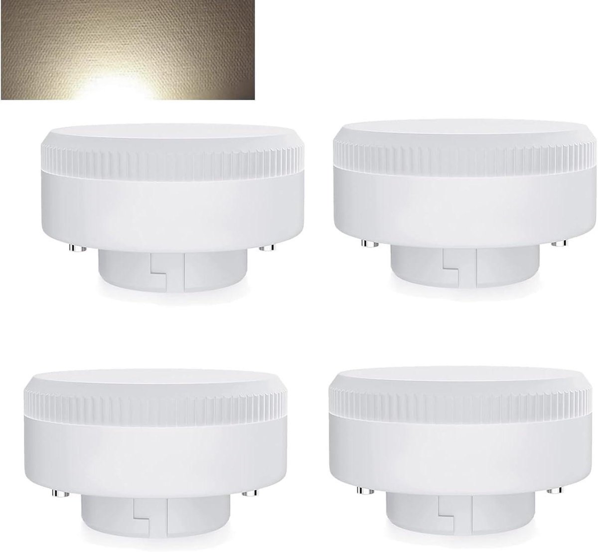 GX53 LED Lamp - Ronde Kastlamp - Onder Kast Verlichting - Energiebesparend 10W - 1000 Lumen - Naturel Wit