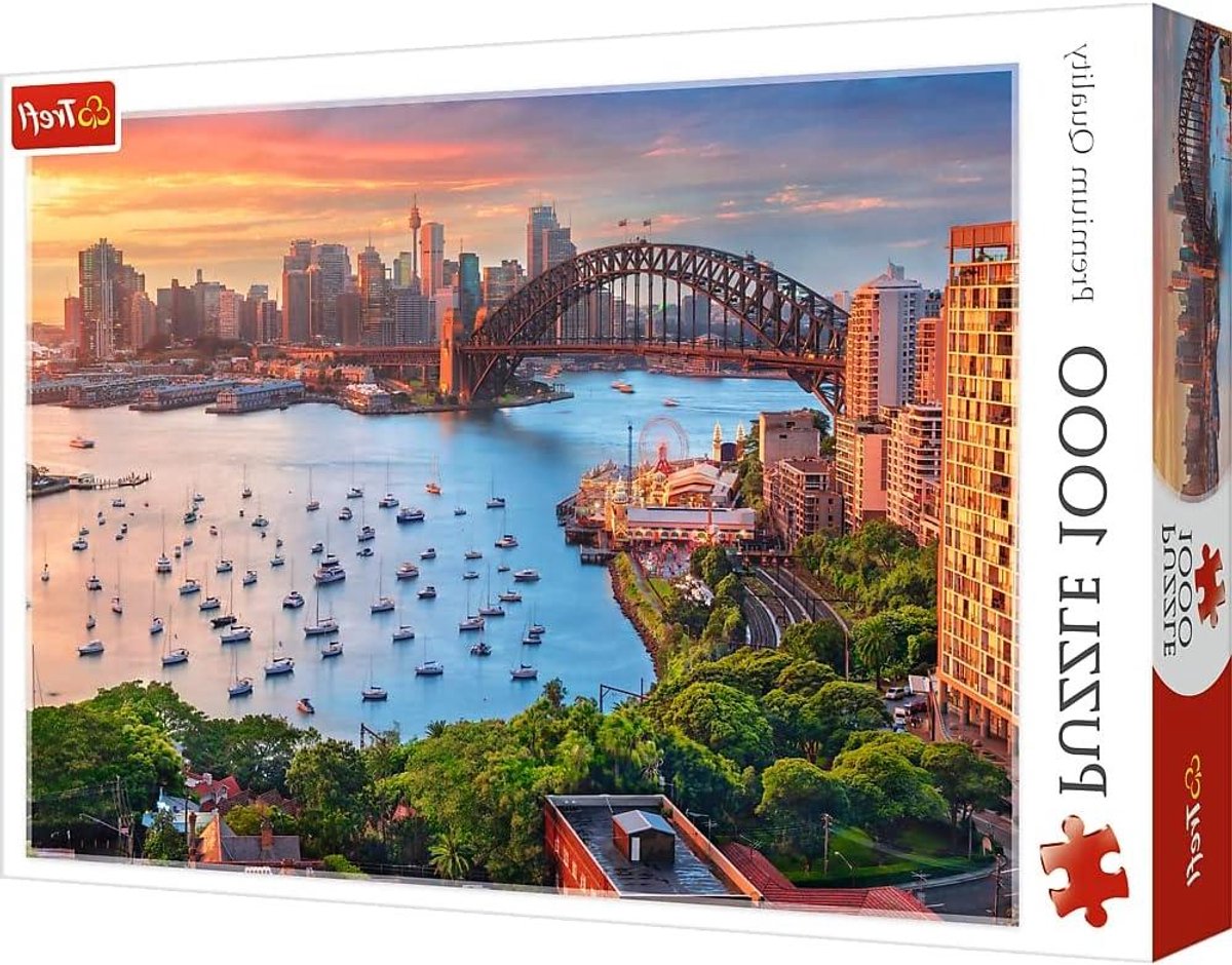 Legpuzzel 1000 Stukjes - Stadspanorama Puzzel - Creatief Vermaak - Milieuvriendelijke Materialen - 683 x 480 mm - Sydney Australië