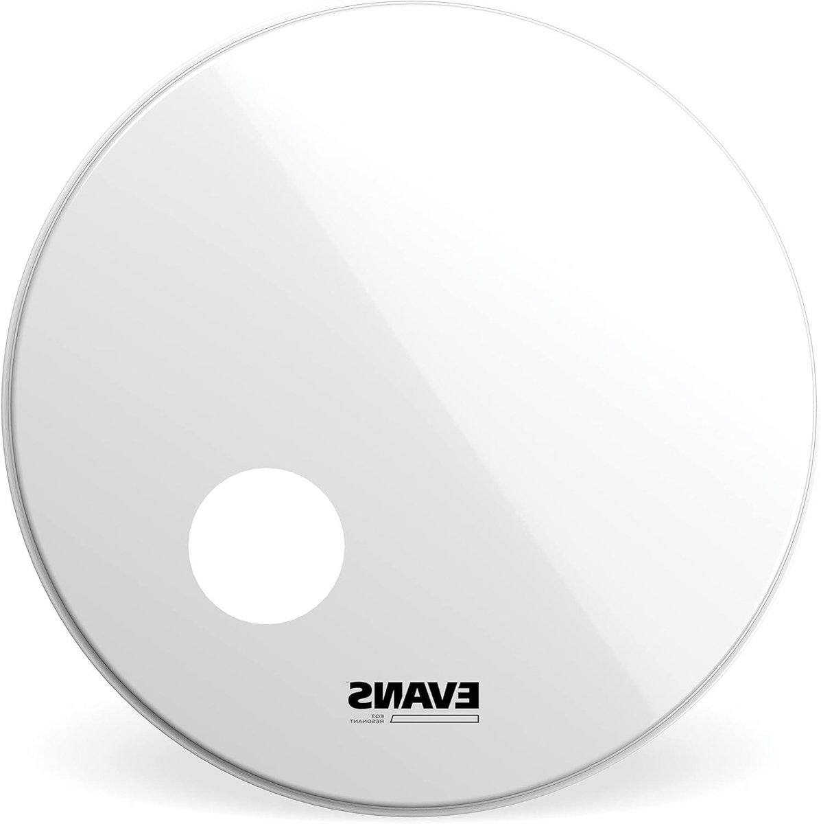 Bas Drumvel - Resonantievel - Muziek Maken - Evenwichtige Klank - 22 inch - Wit