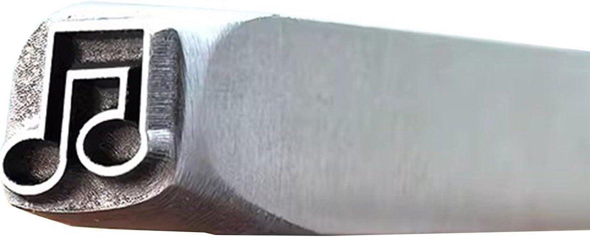 Metalen Stempel - Ontwerp Tool - Sieraden Personaliseren - Duidelijke Lijnen - 95 mm Lengte - Figure15