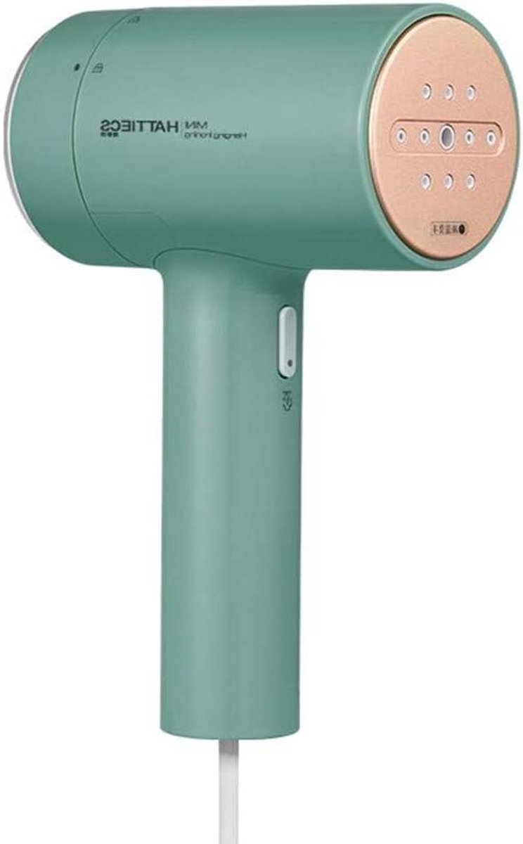 Kleding stomer - Hand stoomapparaat - Kreukels verwijderen - 20 seconden opwarmtijd - 100 ml tank - Groen
