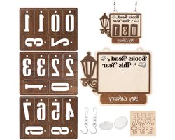Read Book Counter | Reading Accessories - Book Reading Counter, for Library Coin Club Readers Teachers Students Writers