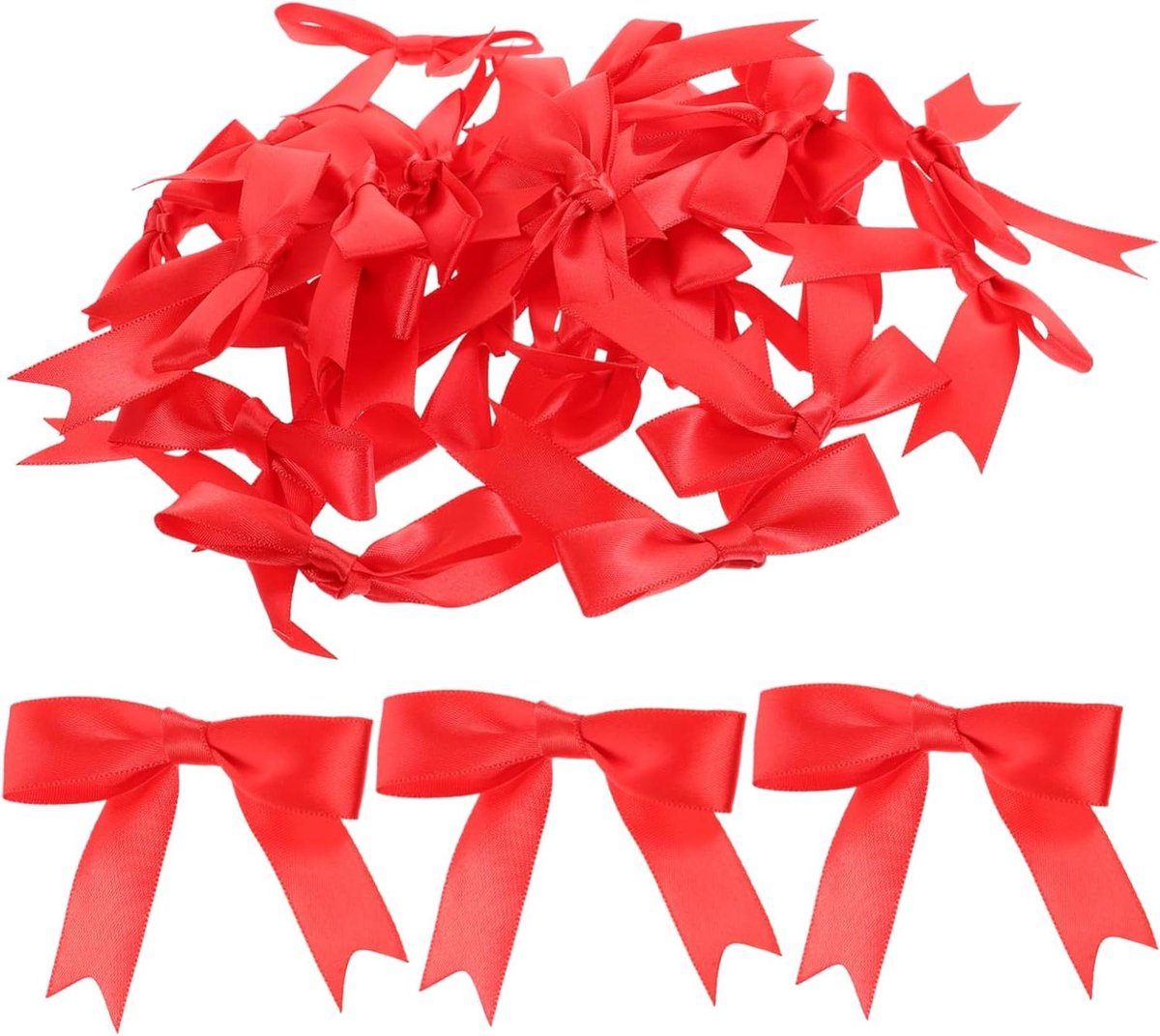 Mobestech 30stuks Handgemaakte Strikjes Voor Decoratie Bogen Voor Verpakking Bloemstukken Bruiloften Voor Feestelijke Gelegenheden