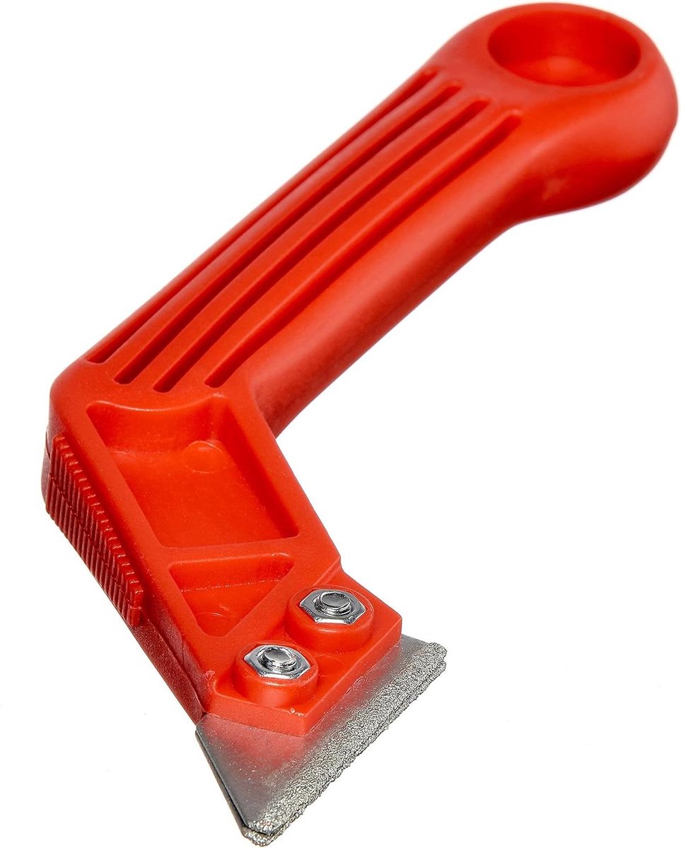 Tegelverwijderaar - Mortelverwijderaar - Oude voegen verwijderen - Dubbele snijbladen - 1000 Gram - Rood