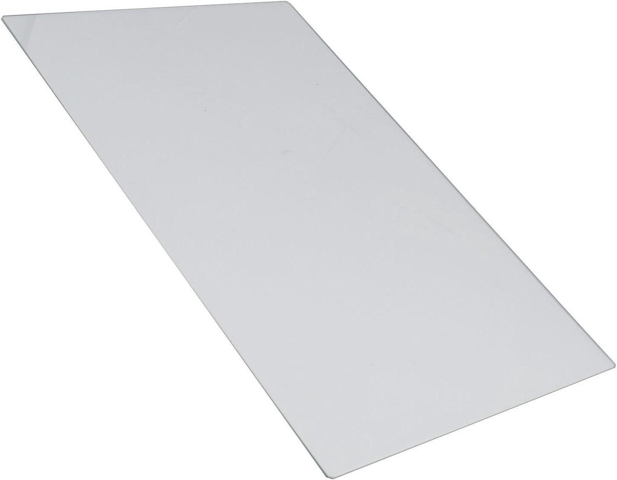 Glazen Plaat - Koelkast Plank - Voedsel Opslag - Universeel Model - 460 x 285 mm - Transparant