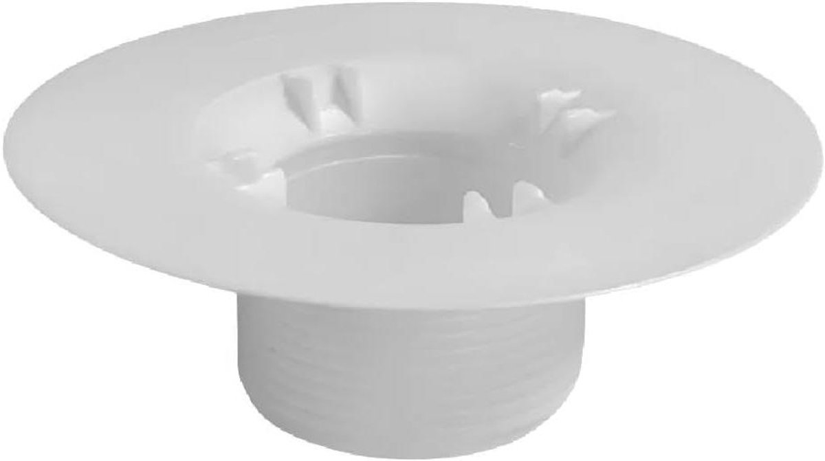 Schroefdraadplaat - Adapter - Afvoer Repareren - Voor Turboflow TB90 - 11 cm Buitendiameter - Grijs