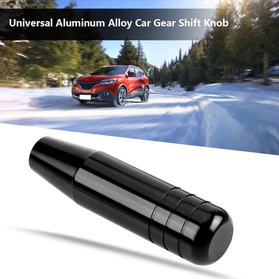 Schakel Pookknop - Handgreep Hendel - Auto Rijden - Universele Pasvorm - 13 cm Lengte - Zwart — afbeelding 3