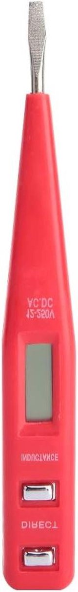 Spanningsmeter - Testpen Detector - Elektrisch Testen - Contactloos Meten - 12-250V - Rood