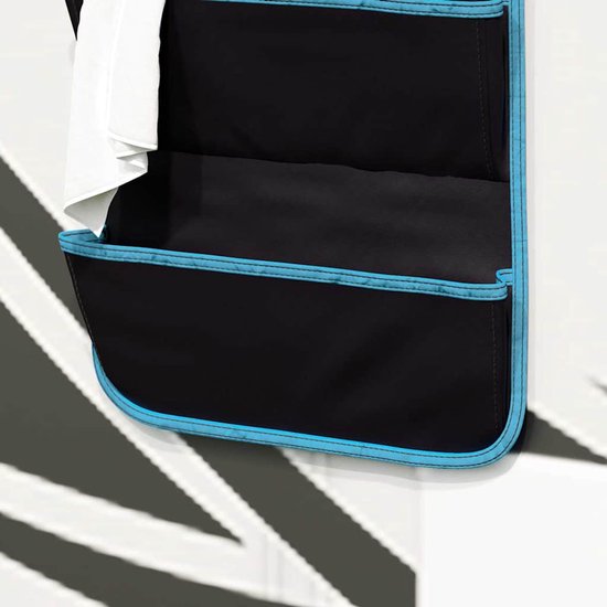 vidaXL - Opbergzak - met - opslag - Zwart - 66 - x - 40 - cm - oxford — afbeelding 3