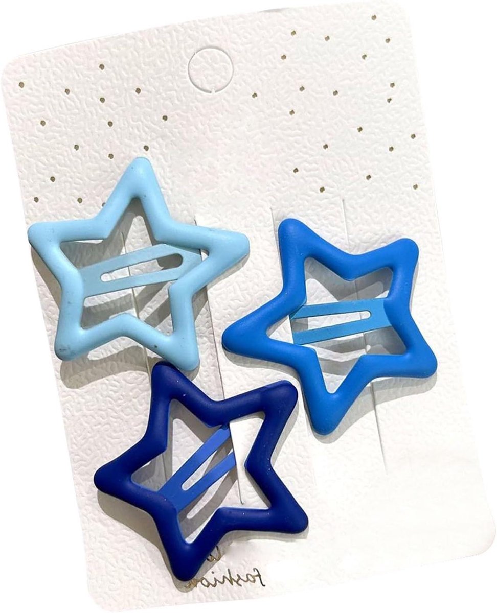 Ster Haarspeldjes - Haarclips Accessoires - Haar Styling - Holle Ster Vorm - 10 x 8 x 2 cm