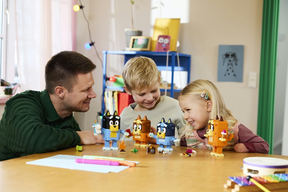 LEGO Bluey Bouwbare Figuren van Bluey en Haar Familie Bouwpakket voor Kinderen 11217 – foto 2