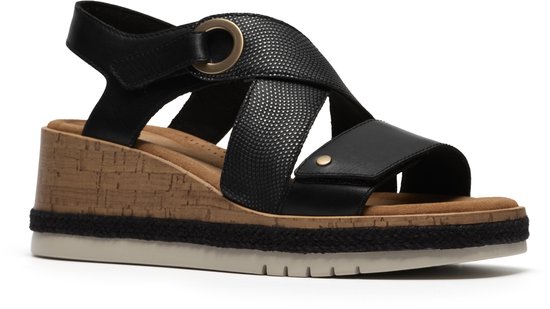 Clarks - Dames sandalen met hak - Kidiki Sun - 26185954 - Zwart - maat 39