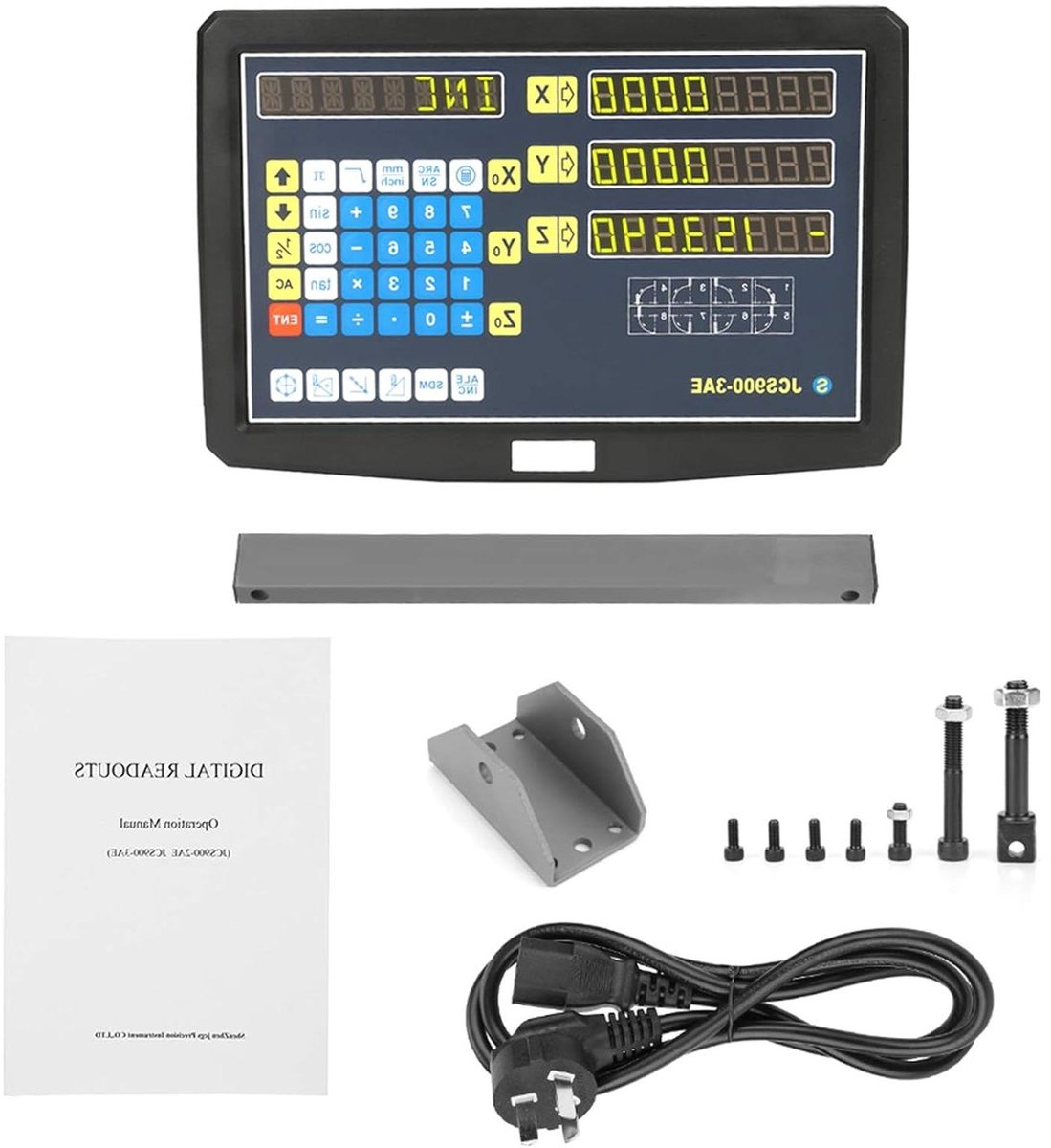 Digitale Uitlezing - DRO Monitor - Machine Bewerking - IP64 Waterdicht - 10 inch LCD - Zwart