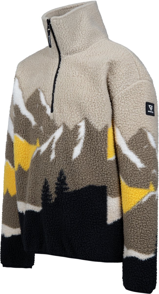 Brunotti Rodrigy-Print Boys Fleece Zwart