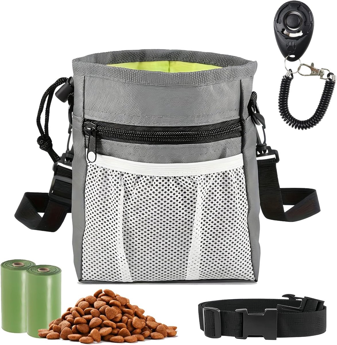 Hond Snoepzak - Snack Tas - Hondentraining - Eenvoudig Bevestigen - 18x15x1 cm