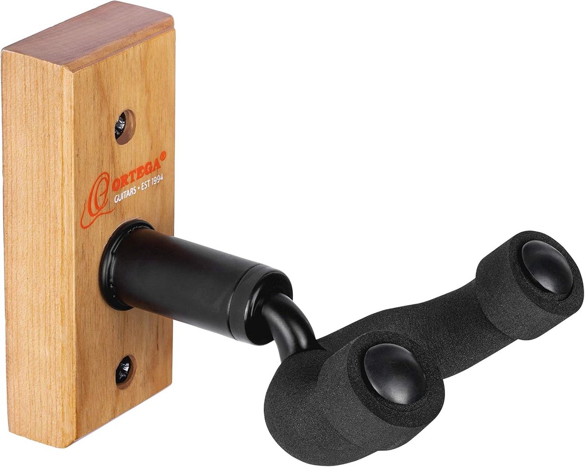 Ukulele Hanger - Wandhouder Instrument - Muziekkamer Inrichten - Massief Hout - 12.7 x 7.6 x 10.2 cm - Lichtbruin