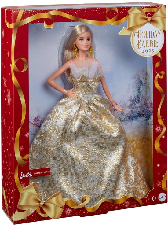 Barbie Signature - Feestelijke Holiday Barbiepop 2025