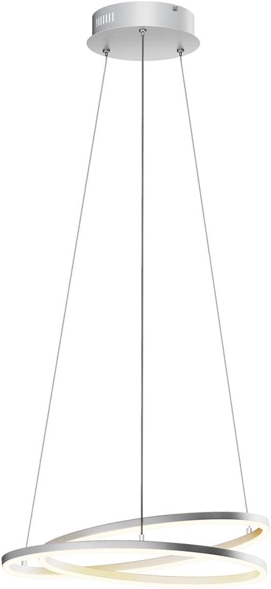 LED Hanglamp - Plafondlamp Ring - Eettafel Verlichting - Dimbare Lichtsterkte - 48.5 x 150