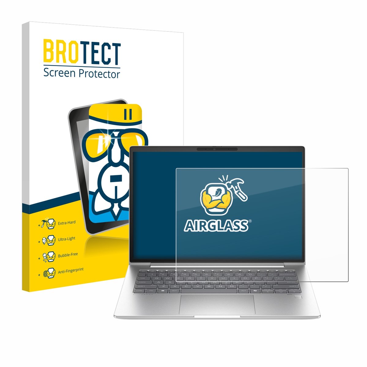 Screenprotector voor HP EliteBook 640 G11 Beschermglas transparant