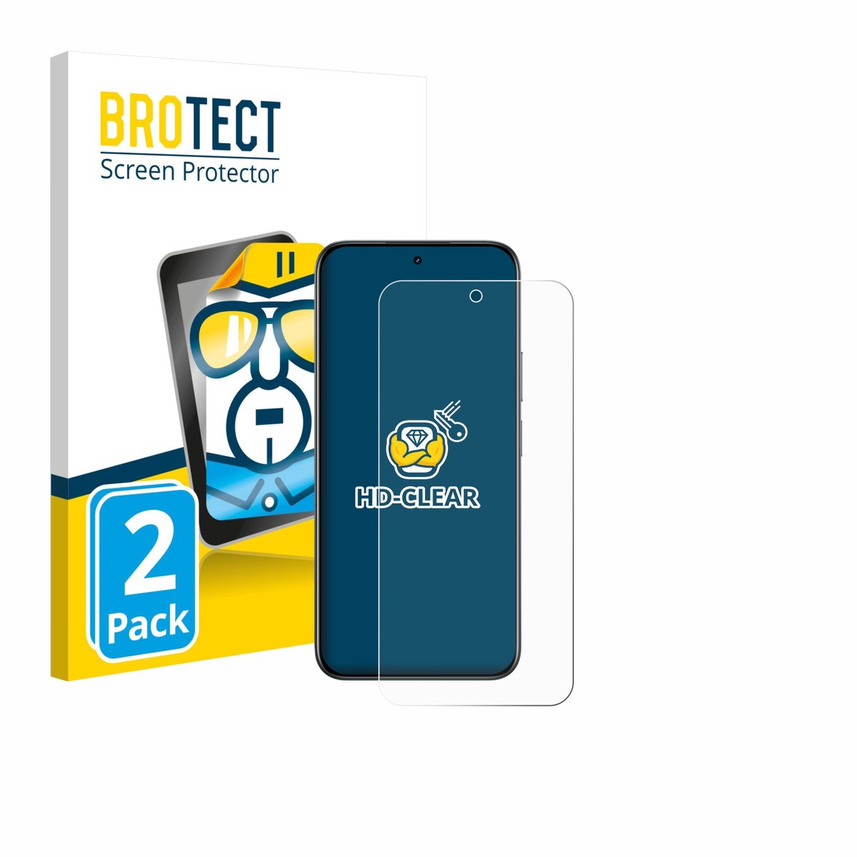 BROTECT - Screenprotector voor realme C85 5G - Folie Beschermfolie transparant 2 Stuks