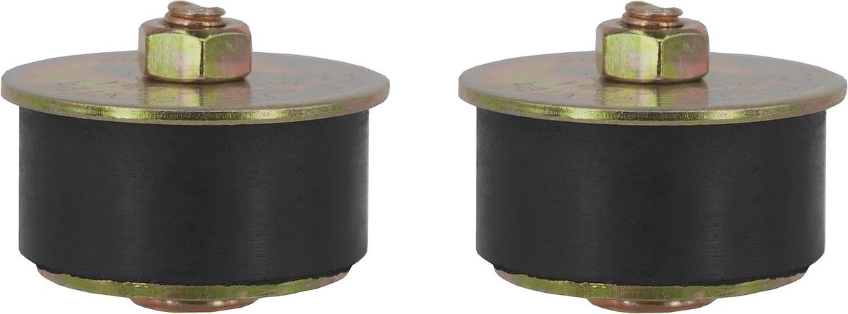 Rubberen Uitbreidingsplug - Vriesplug - Motor Reparatie - Neopreen en Staal - 41-44 mm - Zwart