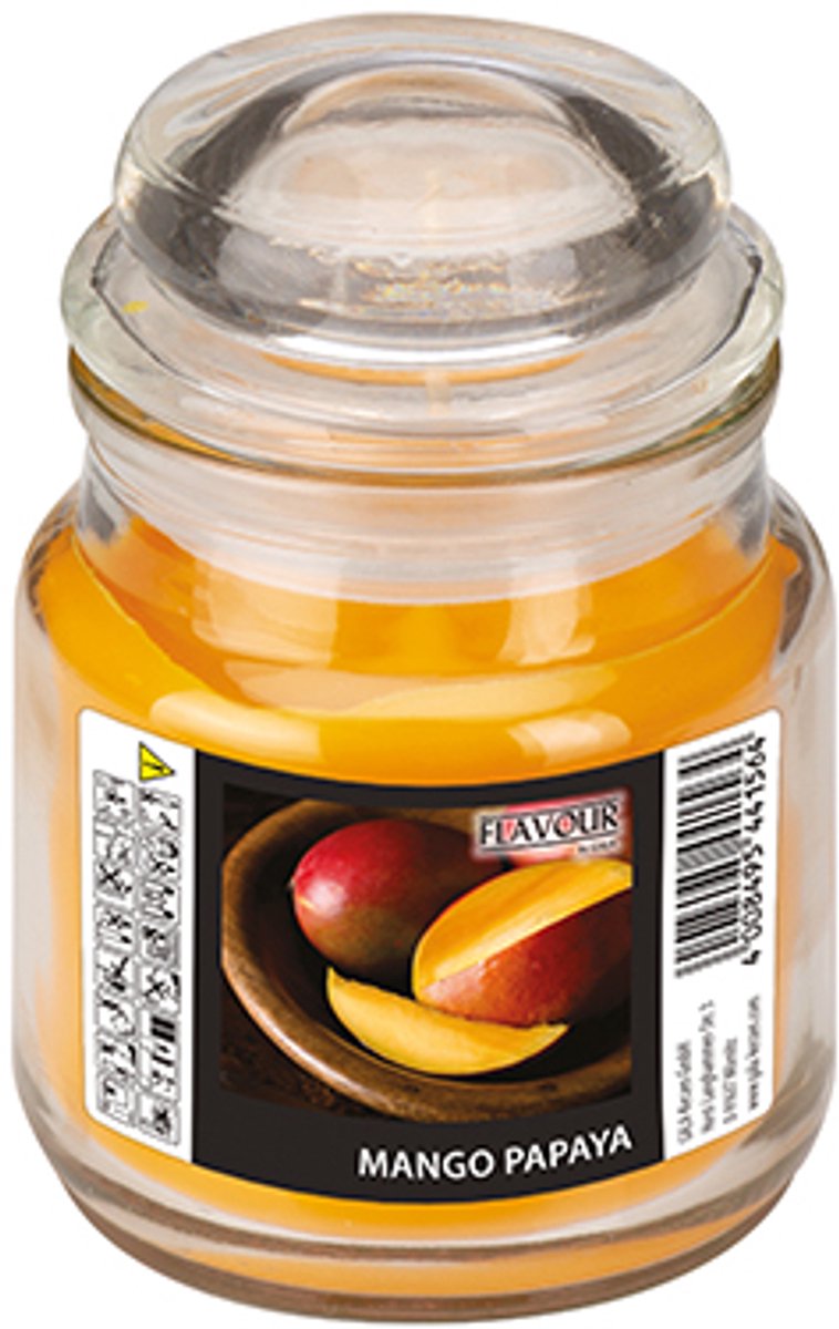 6x GALA Snoeppot met waxvulling Ø 60 mm · 85 mm perzik - Mango-Papaya