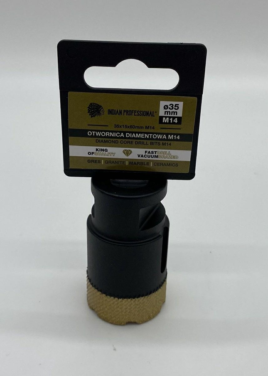 Indian Professional Serie - Diamant Doorsnede - 35mm - M14 - Droogboren