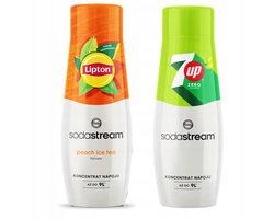 Sodastream Lipton - Ice Tea Zwarte Thee - 7up Zero - perzik- Zonder Suiker