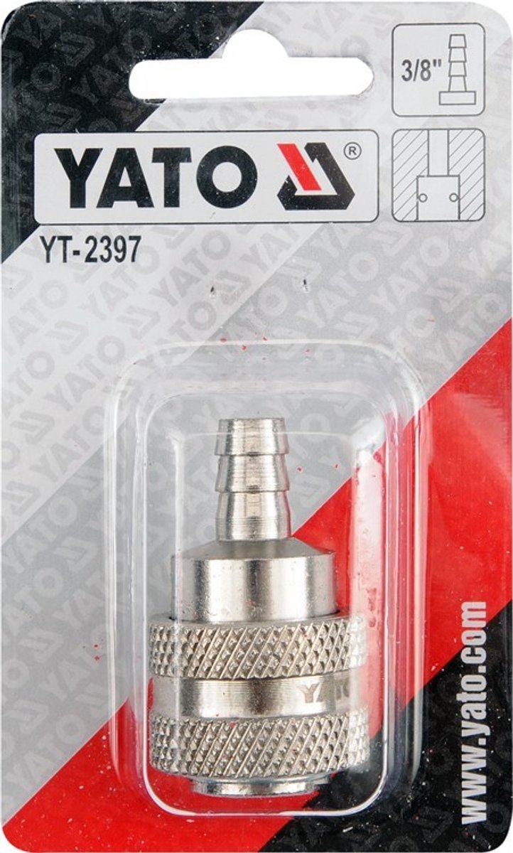 Yato YT-2397 - Snelkoppeling - 3/8" - Duitse Type