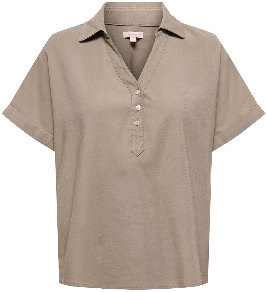 ONLY - ONLARIS LIFE CAP SLEEVE SHIRT WVN CC - Dames - Blouses