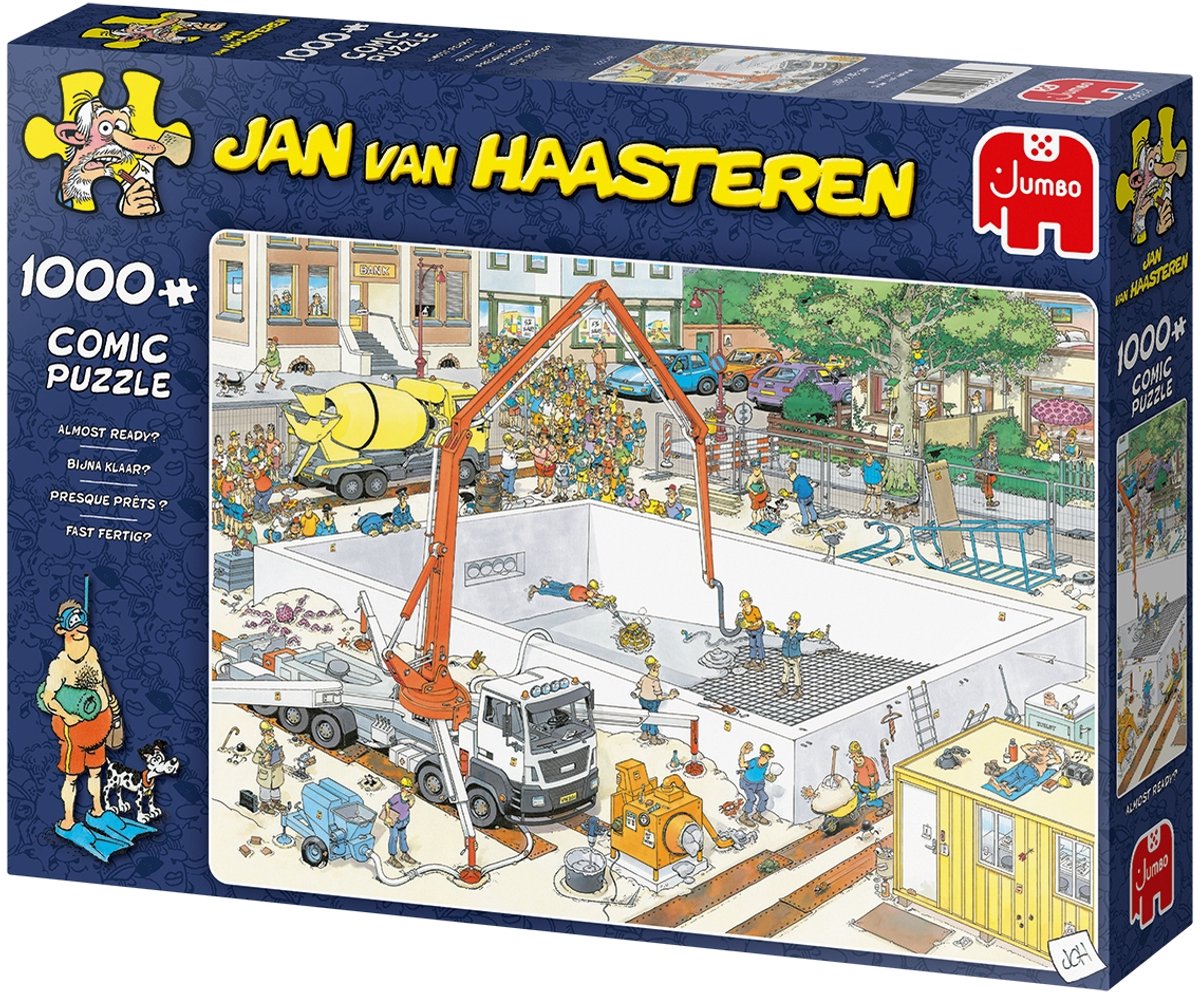 Jan van Haasteren - Bijna Klaar? - 1000 stukjes puzzel — afbeelding 7