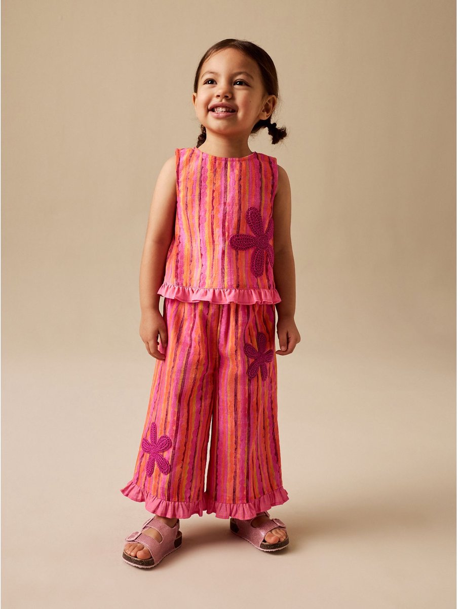 Next - Meisjes - Set van top en broek - Roze
