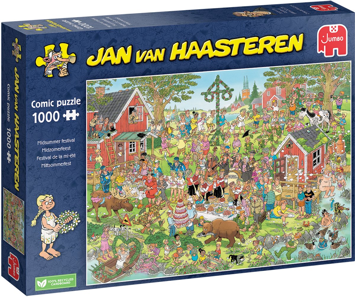 Bol.com Jan van Haasteren - Midzomerfeest - 1000 stukjes puzzel - Legpuzzel aanbieding