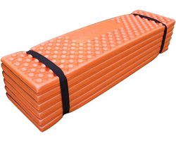 Opvouwbaar Slaapkussen - Kampeer Kussen - Outdoor Ontspanning - Warmte Vasthoudend - 190x56cm - Oranje