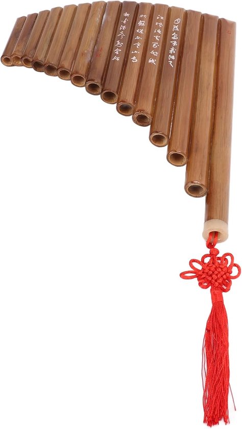 Pan Pipes Pan Fluit Muziekinstrument 15 Tube 22 Tube C/G Tune Bitter Bamboo Pan Fluit Muziek Blaasinstrument (Kleur: 22 buizen