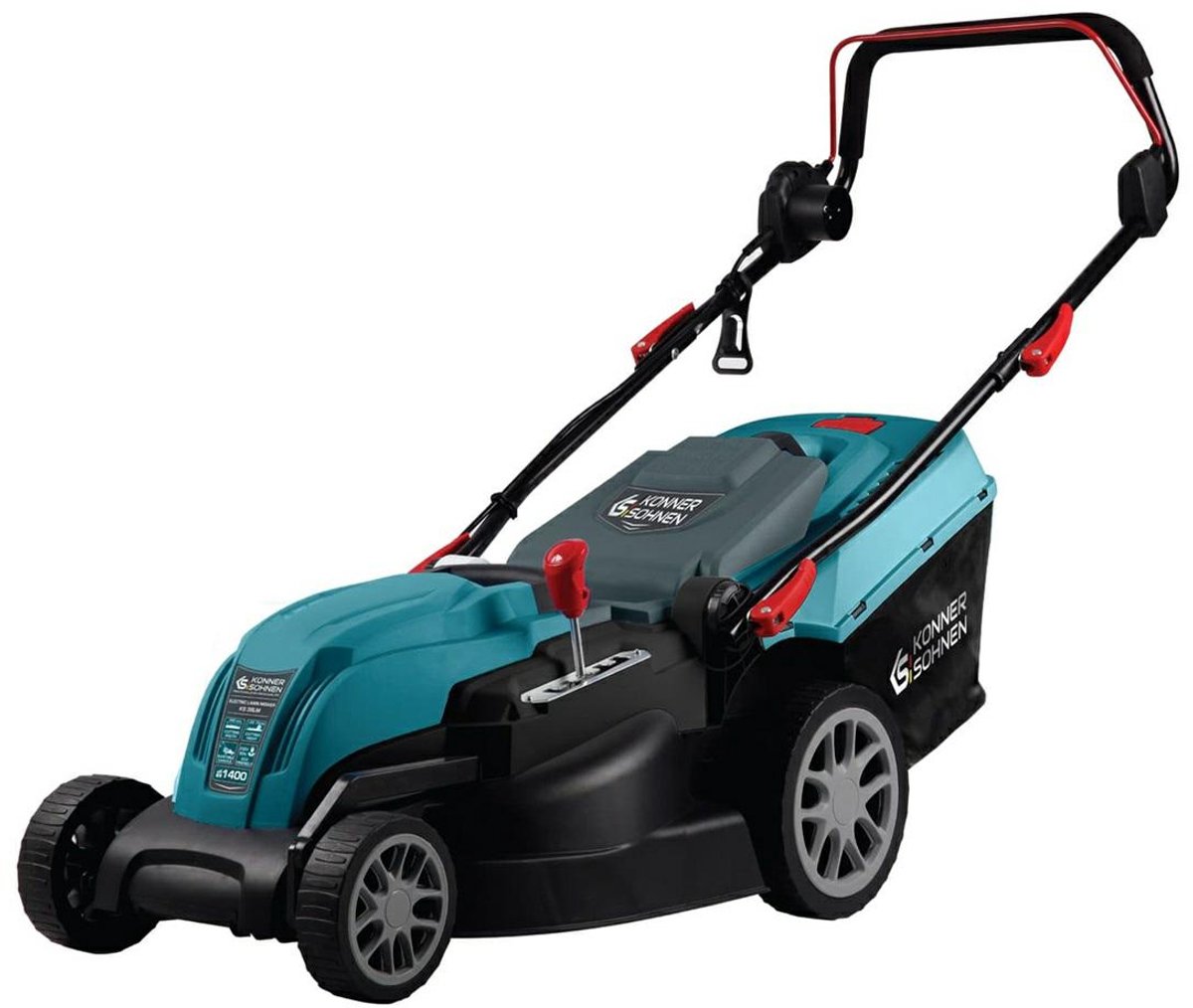 Könner & Söhnen KS 38LM - Elektrische Grasmaaier - 1400W - 38cm - Ergonomische Handgreep - 5-Positie Hoogteverstelling