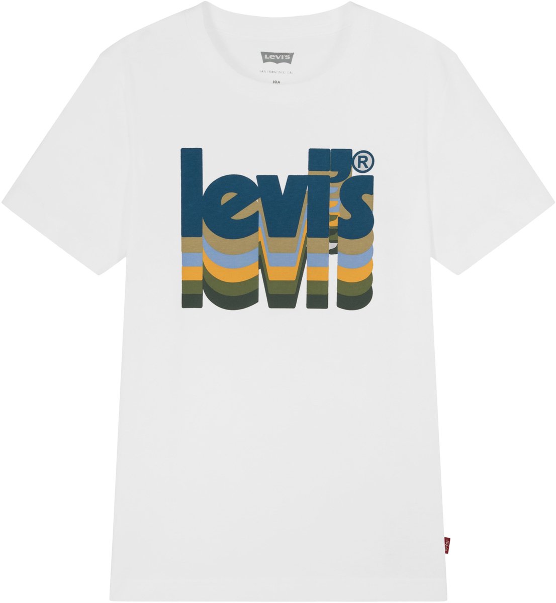 Levis T-shirt voor kinderen Lanka Wit