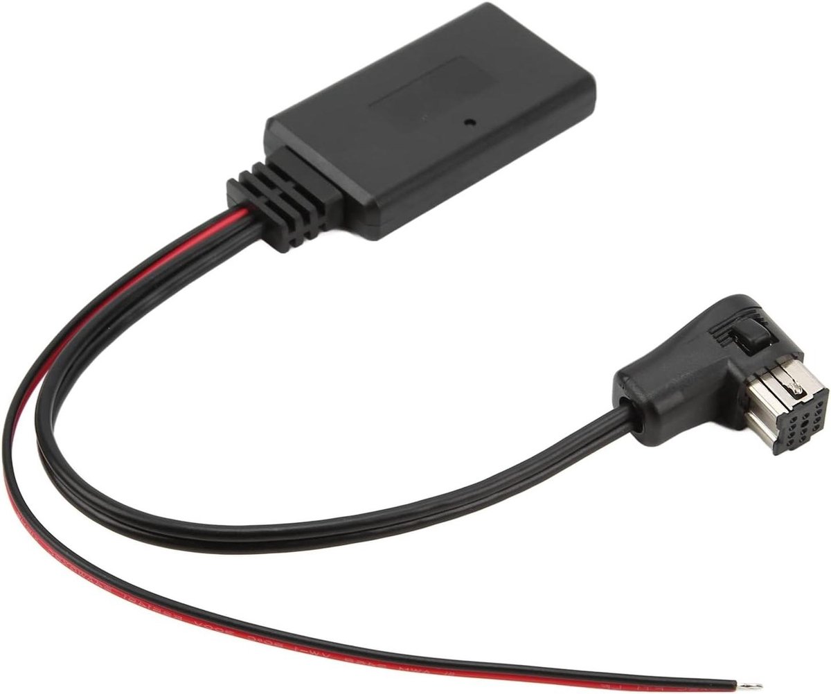Bluetooth Muziek Kabel - AUX Adapter Draadloos - Auto Muziek Streamen - DSD-overbrenging - 30 Gram - Zwart