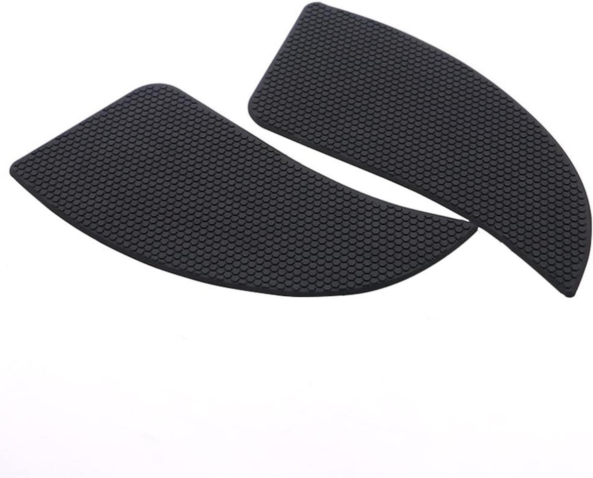 Brandstof Tank Pad - Motor Tankkussen - Tank Bescherming - Hoge Grip Rubber - 1 Set - Zwart
