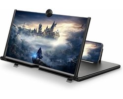 Telefoon Scherm Vergroter - Schermversterker Projector - Films Kijken - 3D HD Beeld - 14 inch - Zwart